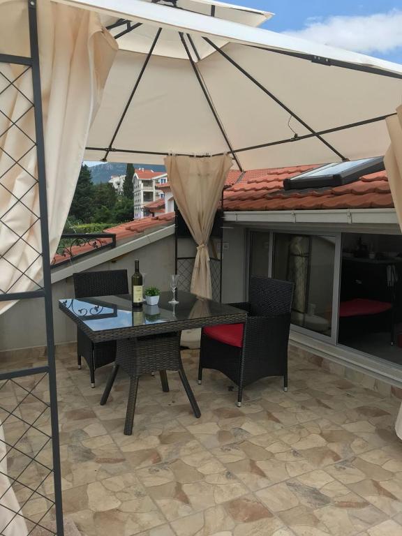 Patio nebo venkovní prostory v ubytování Apartment SM