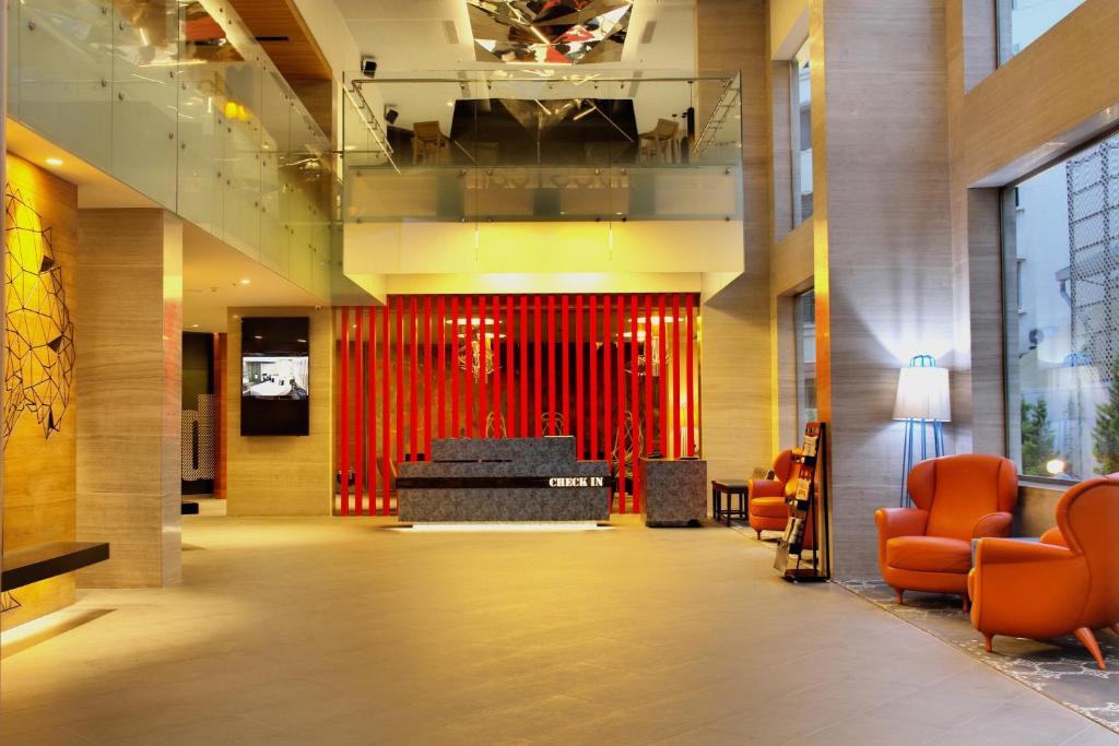 Posezení v ubytování Radisson Bengaluru City Center