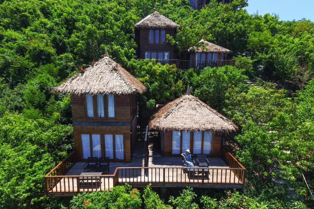 Zahrada ubytování Blue Heaven Resort Koh Tao