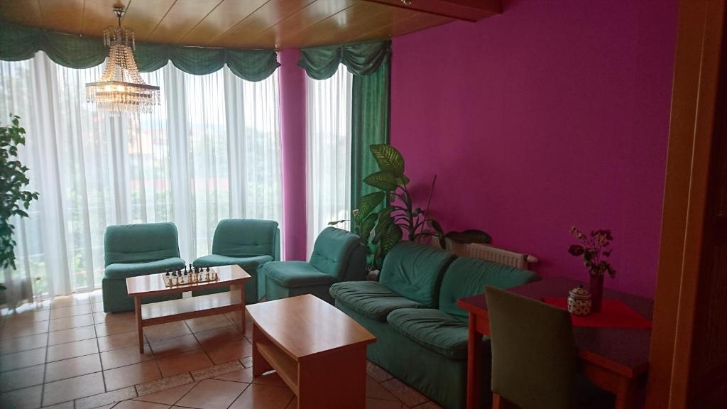 Posezení v ubytování Penzion Zeleni Kakadu