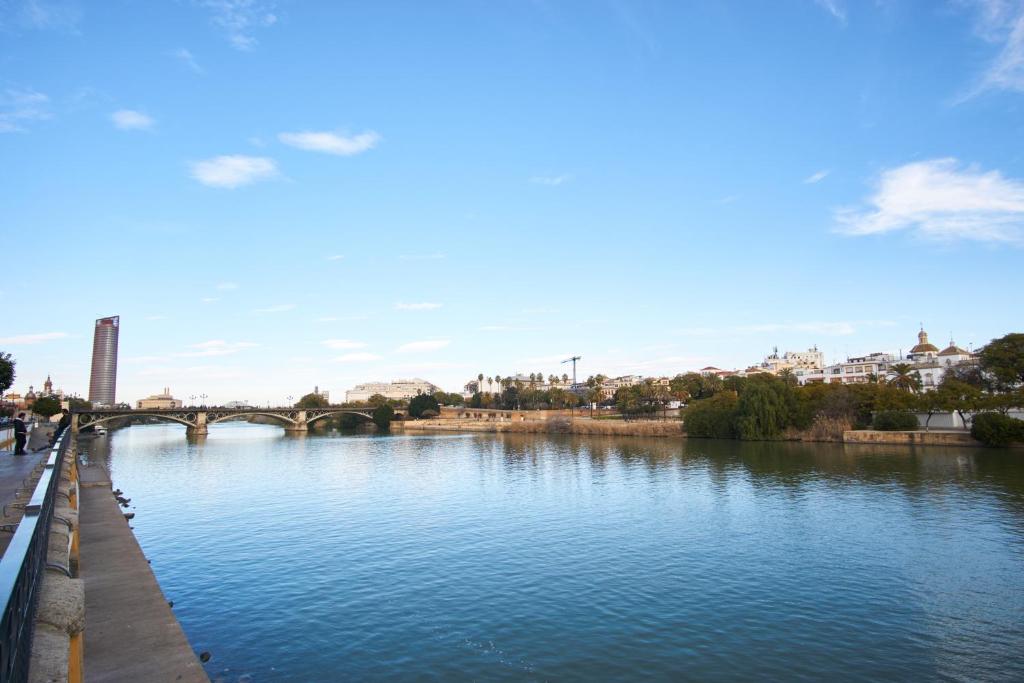 View of a river running close to Az apartmant