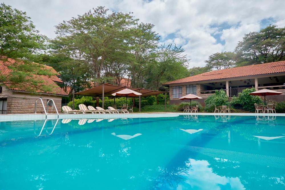 Bazén v ubytování Sagana Getaway Resort nebo v jeho okolí