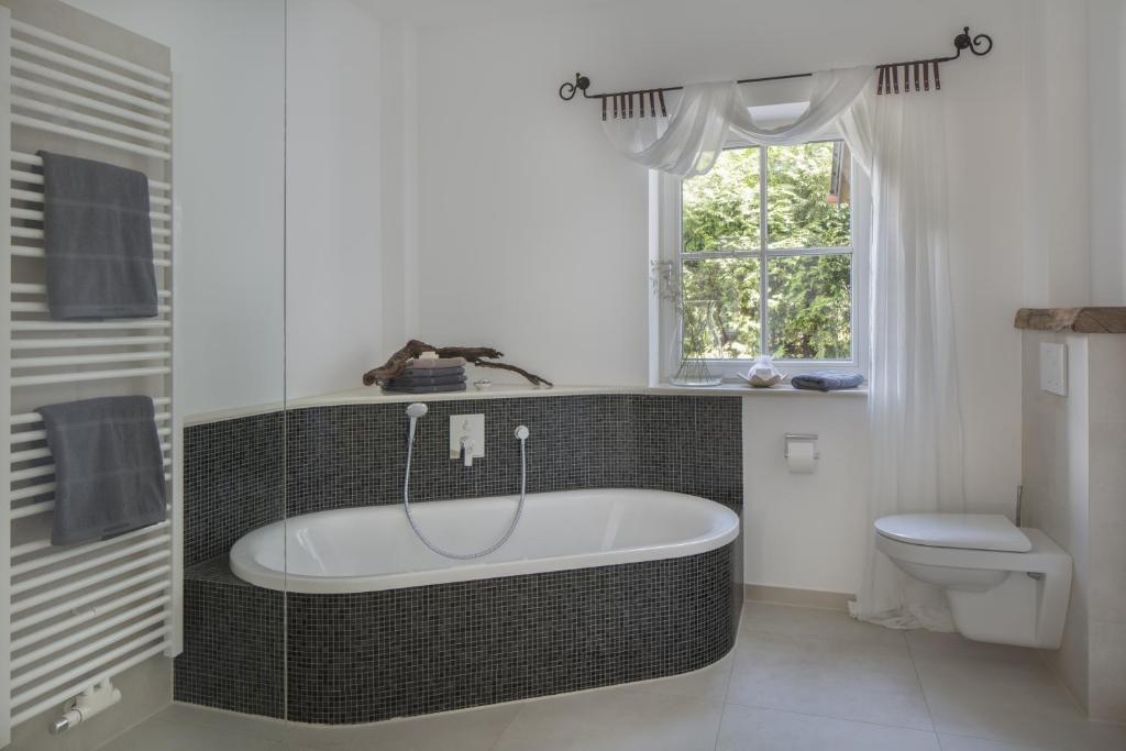 Koupelna v ubytování Ferienwohnung Chiemsee
