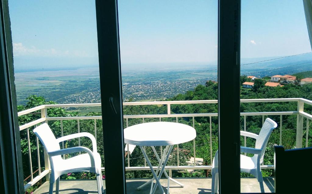 Balkón nebo terasa v ubytování Guest House Alazani Valley