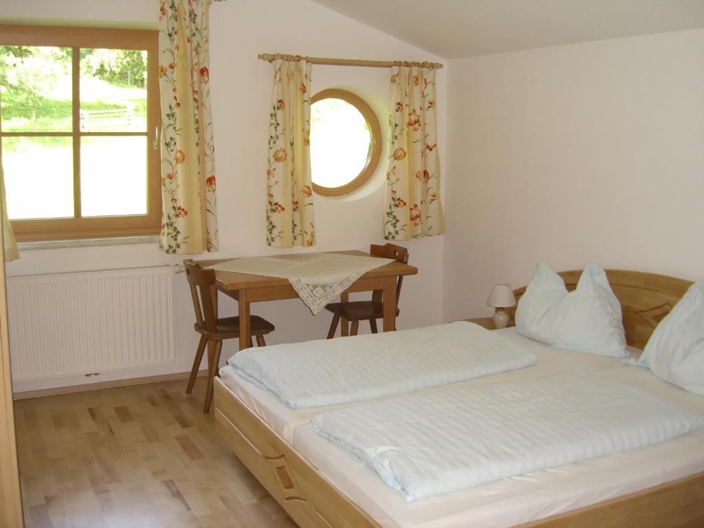 Postel nebo postele na pokoji v ubytování Haus Söllner
