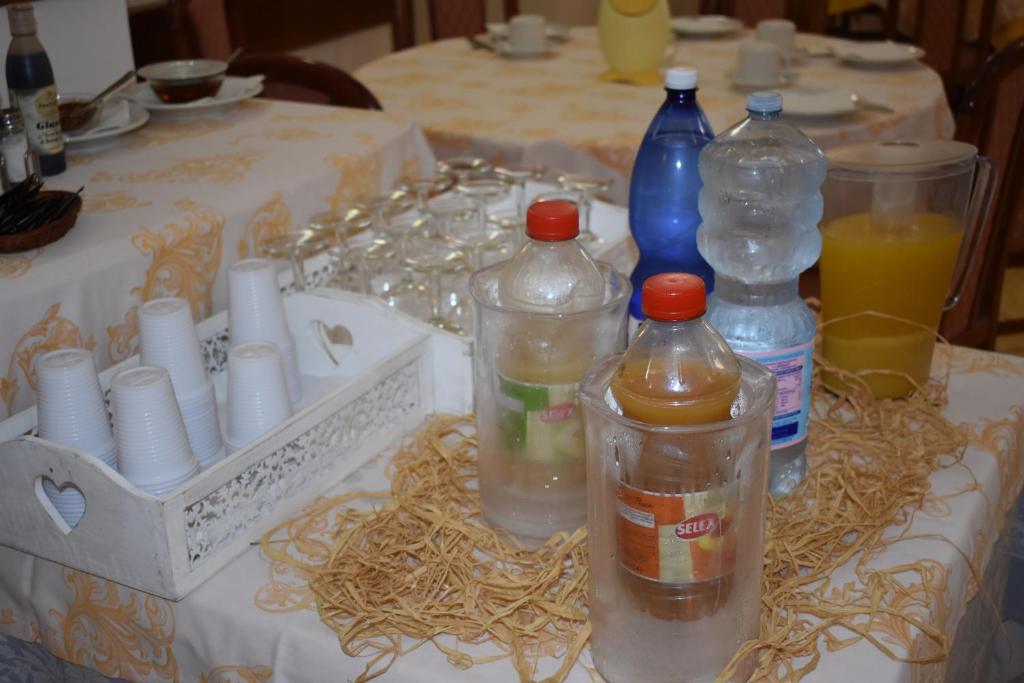Nápoje v ubytování Hotel Ristorante Amitrano