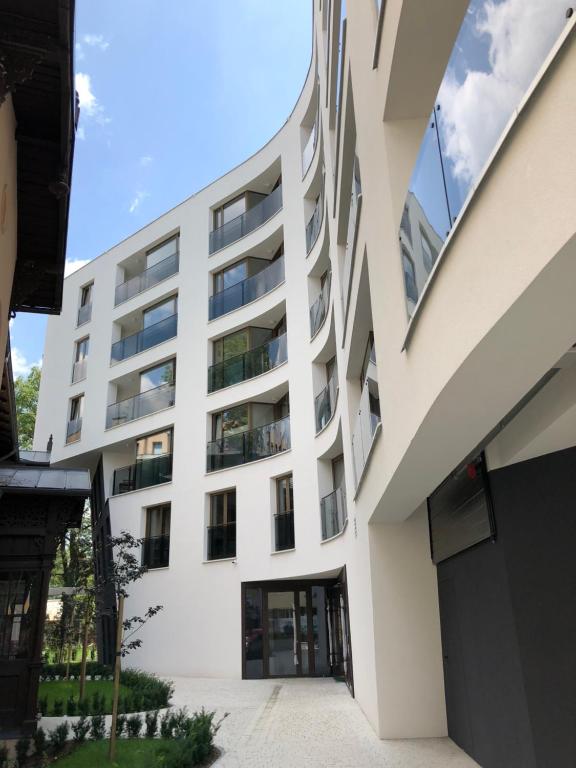 Budova, v ktorej sa apartmán nachádza