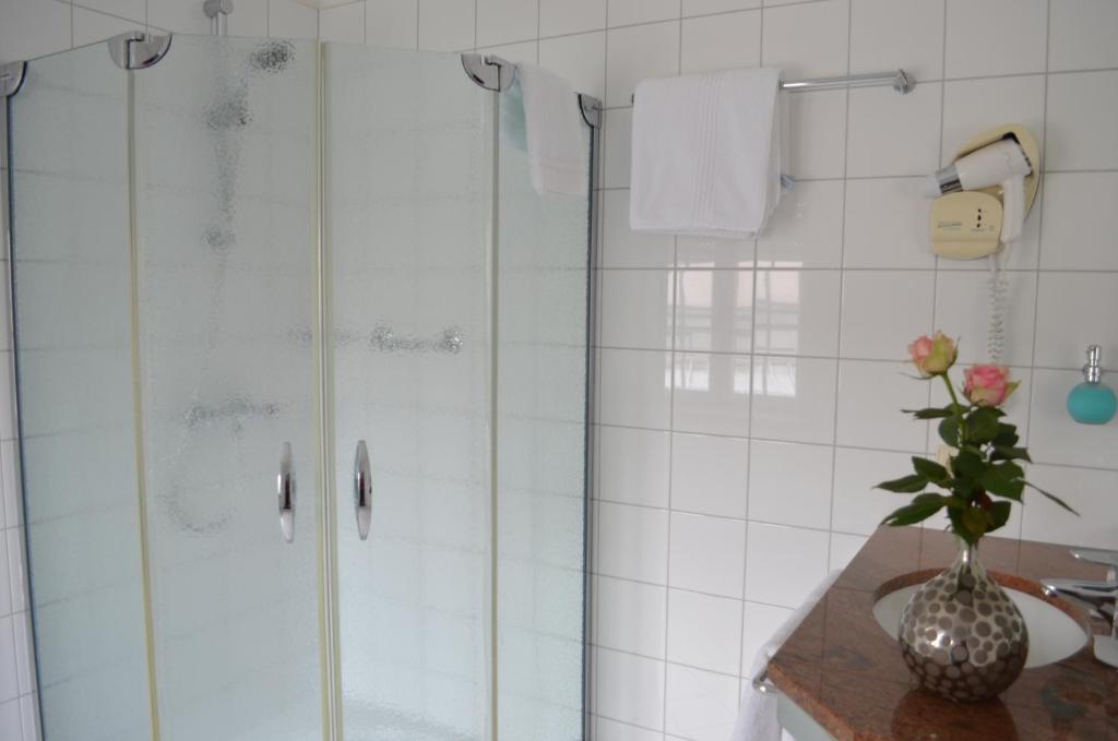 Koupelna v ubytování Hotel Kinnen