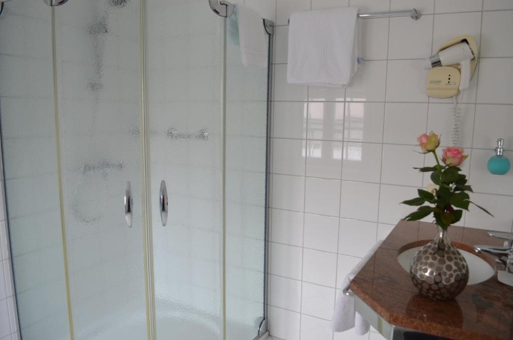 Koupelna v ubytování Hotel Kinnen