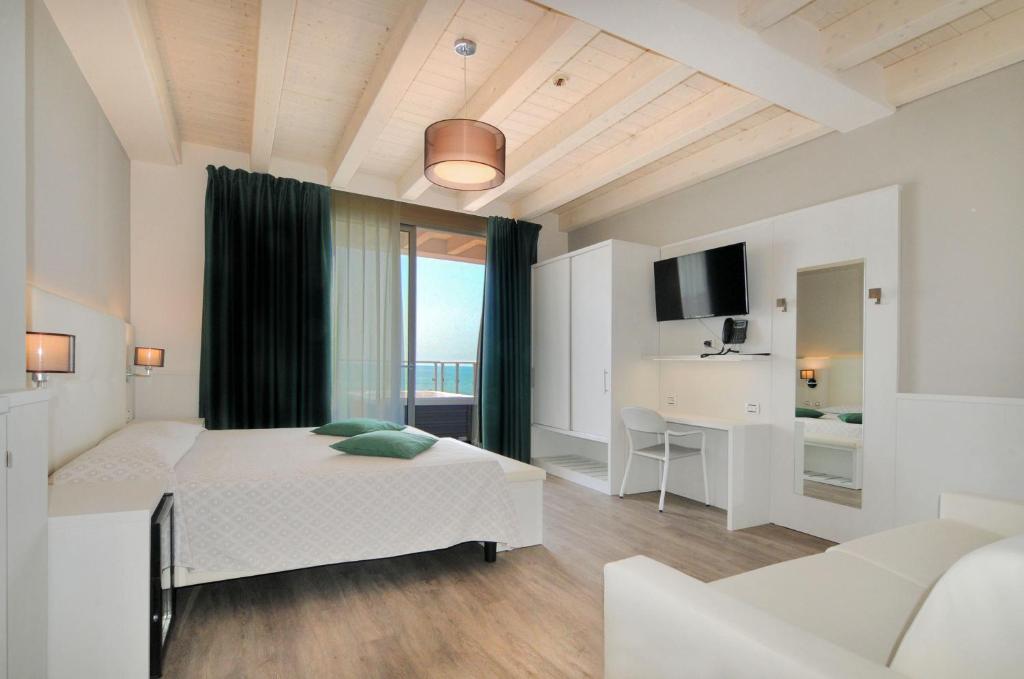 Postel nebo postele na pokoji v ubytování Hotel Austria