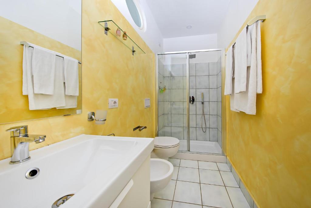 Koupelna v ubytování Elisir B&B