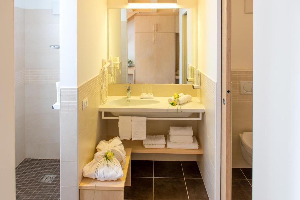 Koupelna v ubytování Hotel Regglbergerhof