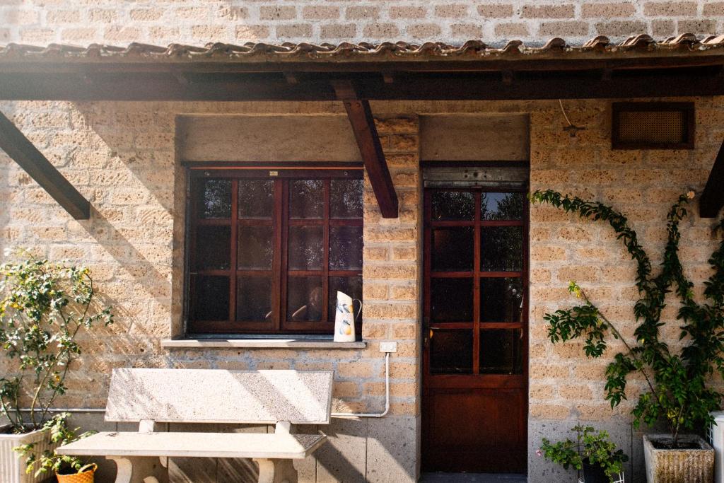 Balkón nebo terasa v ubytování Orvieto Rocca Fiorita