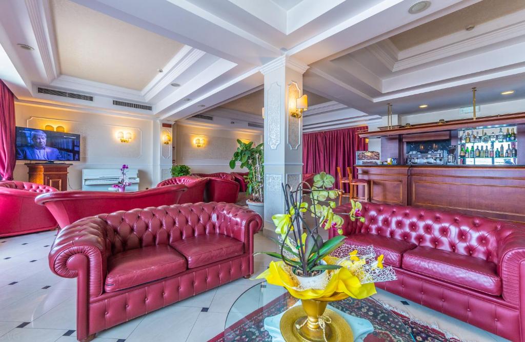 Posezení v ubytování Hotel Executive La Fiorita