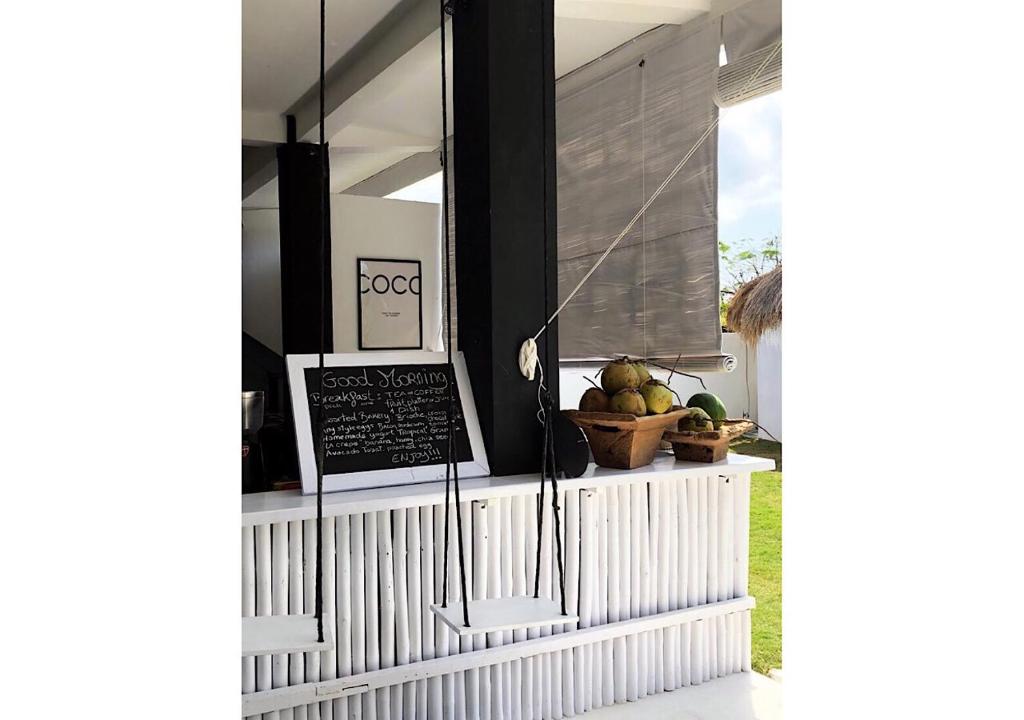 Vstupní hala nebo recepce v ubytování White Palm Hotel Uluwatu Bali