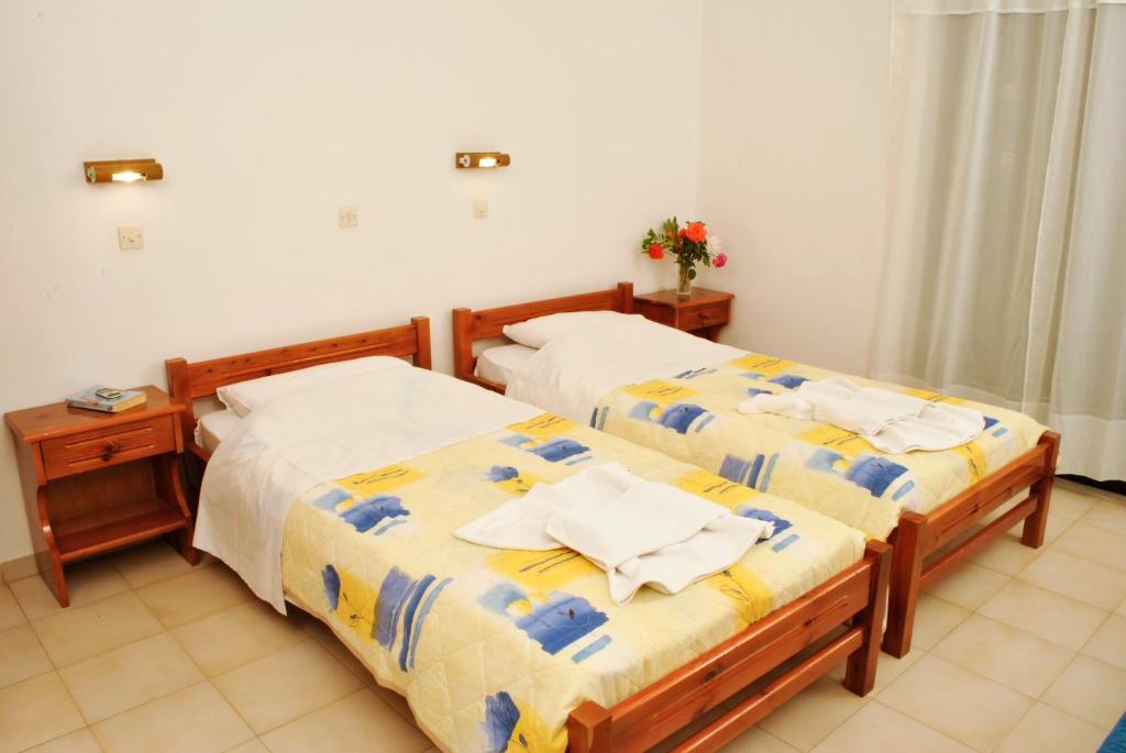 Letto o letti in una camera di Villa Phoenix