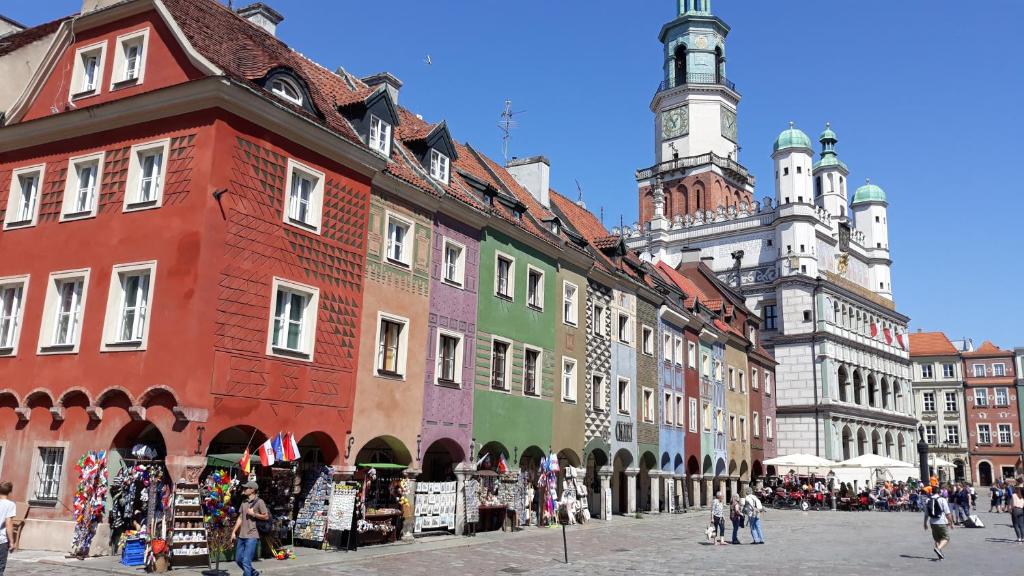 Výhľad na mesto Poznaň alebo výhľad na mesto priamo z apartmánu