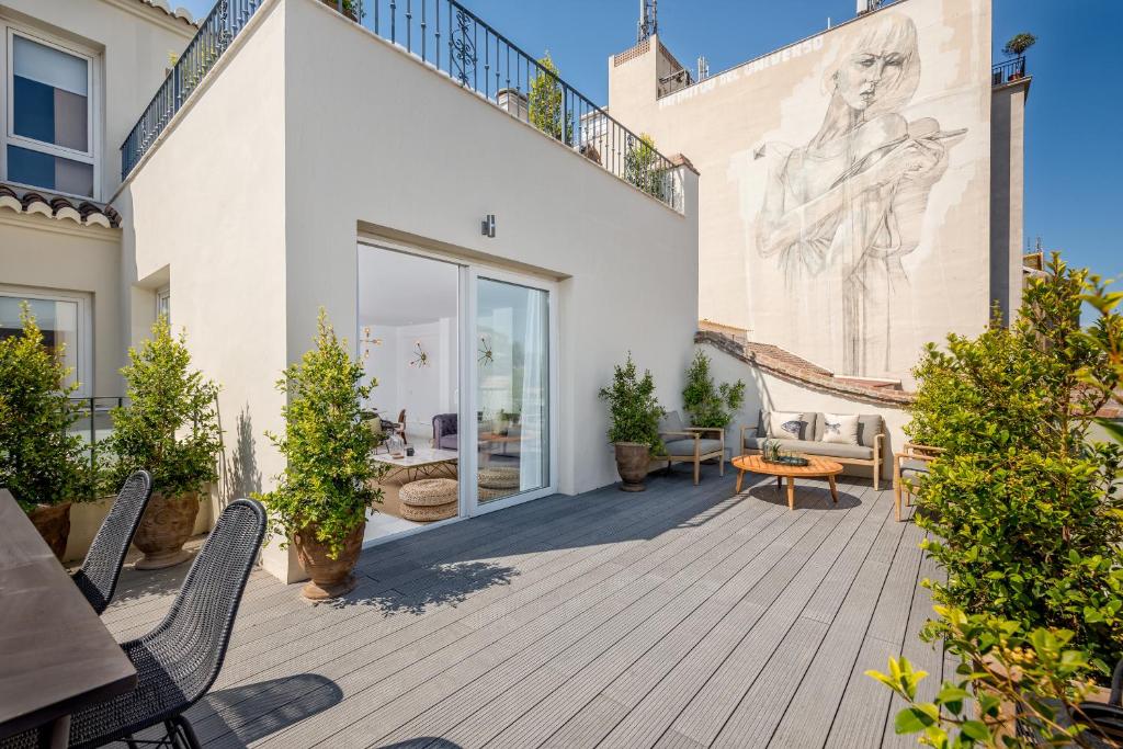 Balkón alebo terasa v ubytovaní iloftmalaga Deluxe Alameda Principal