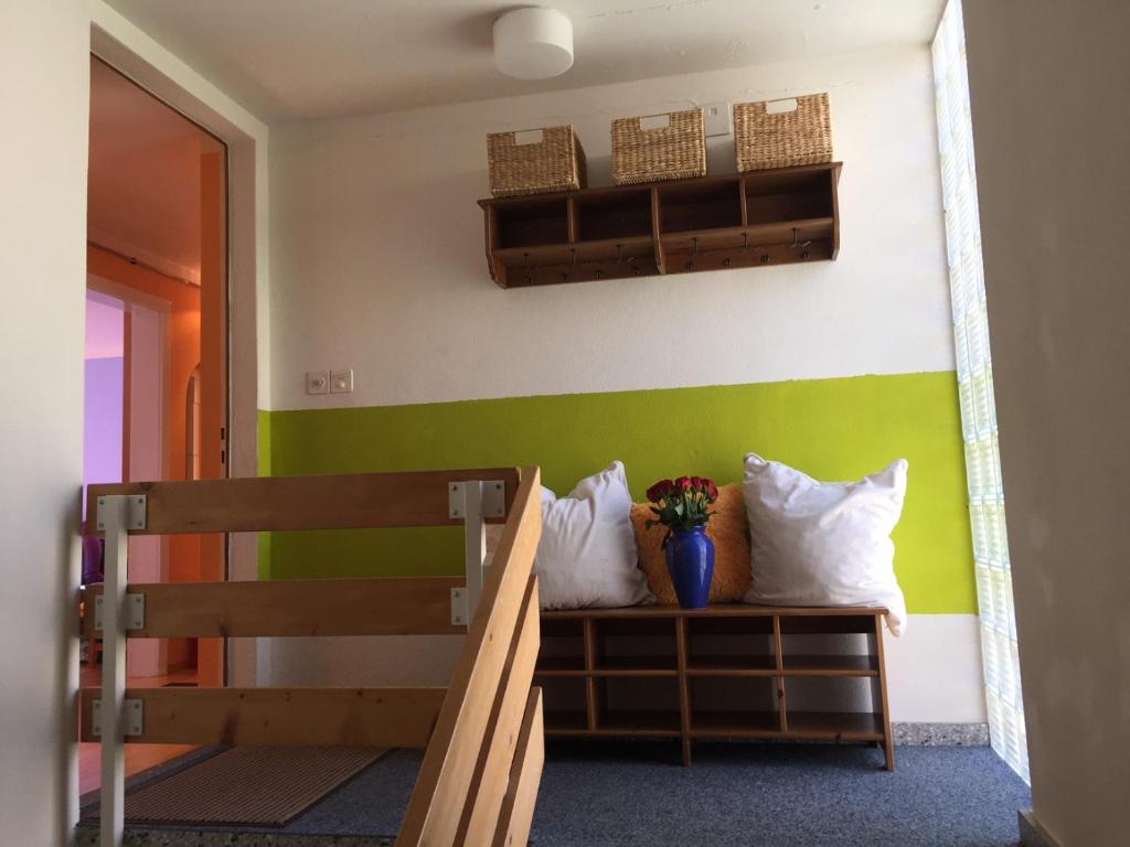 Postel nebo postele na pokoji v ubytování Ferienwohnung Sotcha 8c