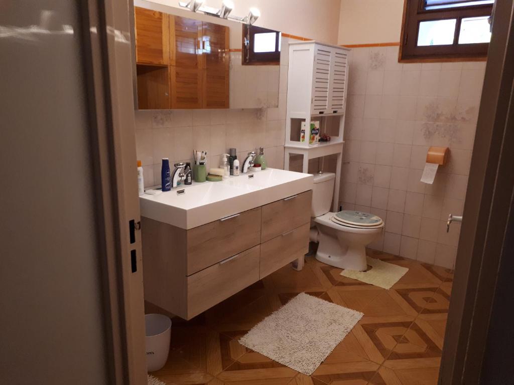 Koupelna v ubytování La Villa Rosier