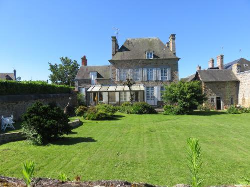 Zahrada ubytování B&B Ducey