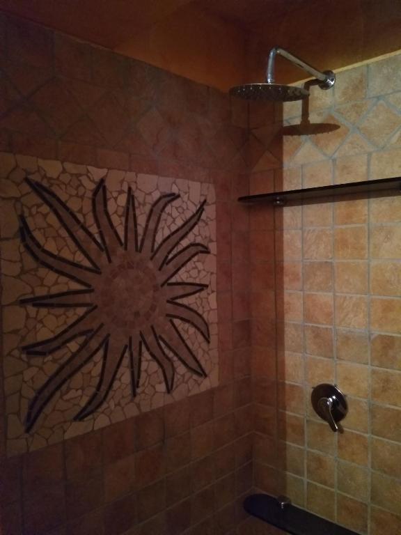Koupelna v ubytování B&B Il Caùto