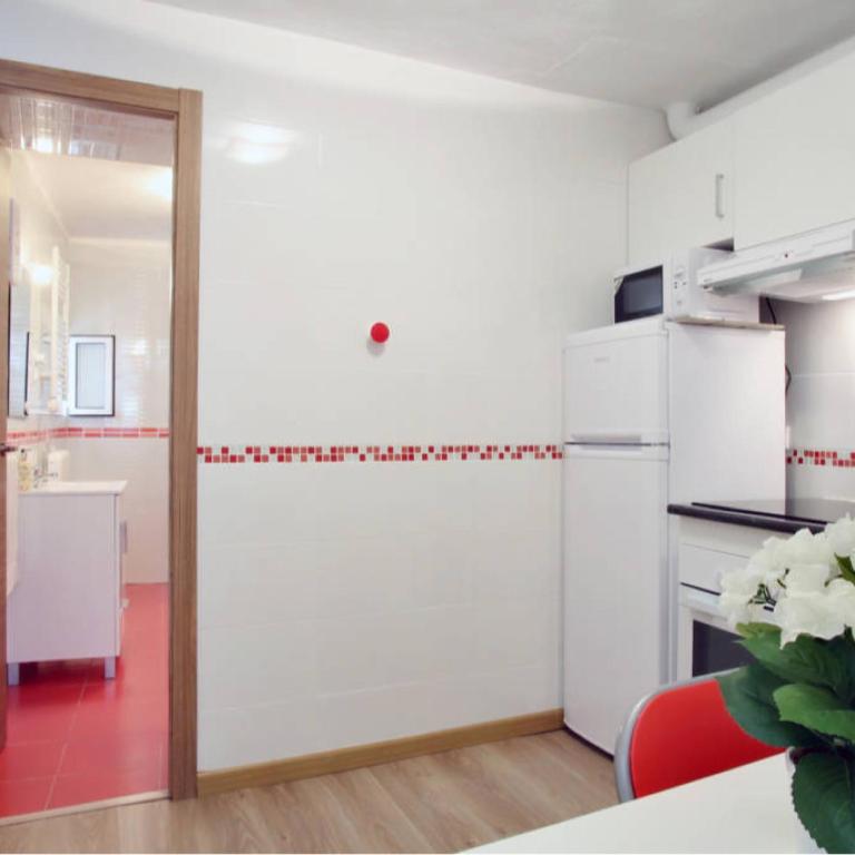 Kuchyň nebo kuchyňský kout v ubytování Casa las tres Conchas