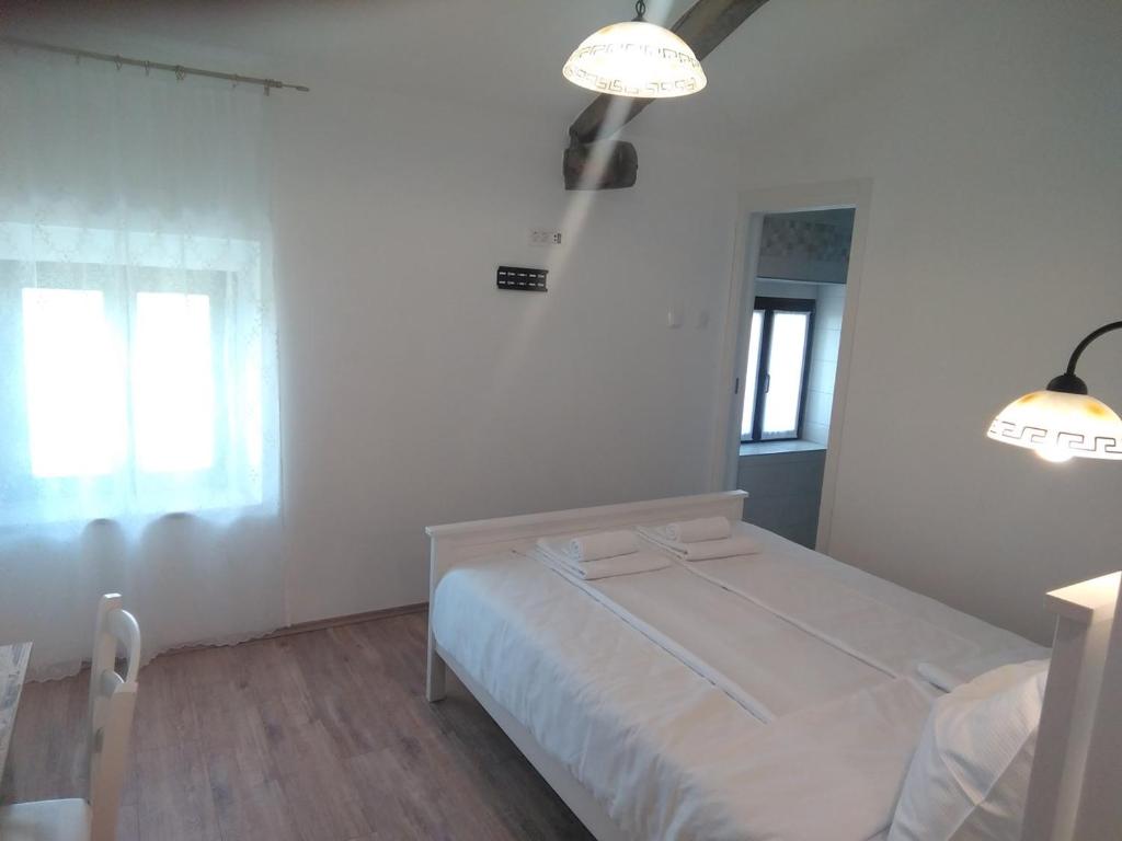 Postel nebo postele na pokoji v ubytování Casa Rossa Motovun