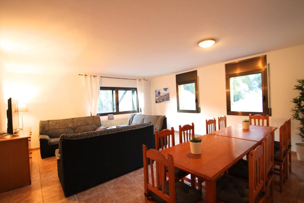 Posezení v ubytování Pont de Toneta 6,1 Atico Duplex, Ransol, Zona Grandvalira