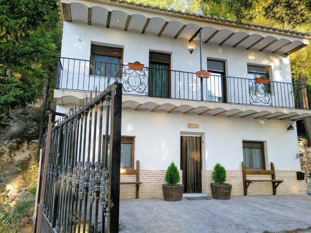 Balkón alebo terasa v ubytovaní Casa Rivera Río Jucar