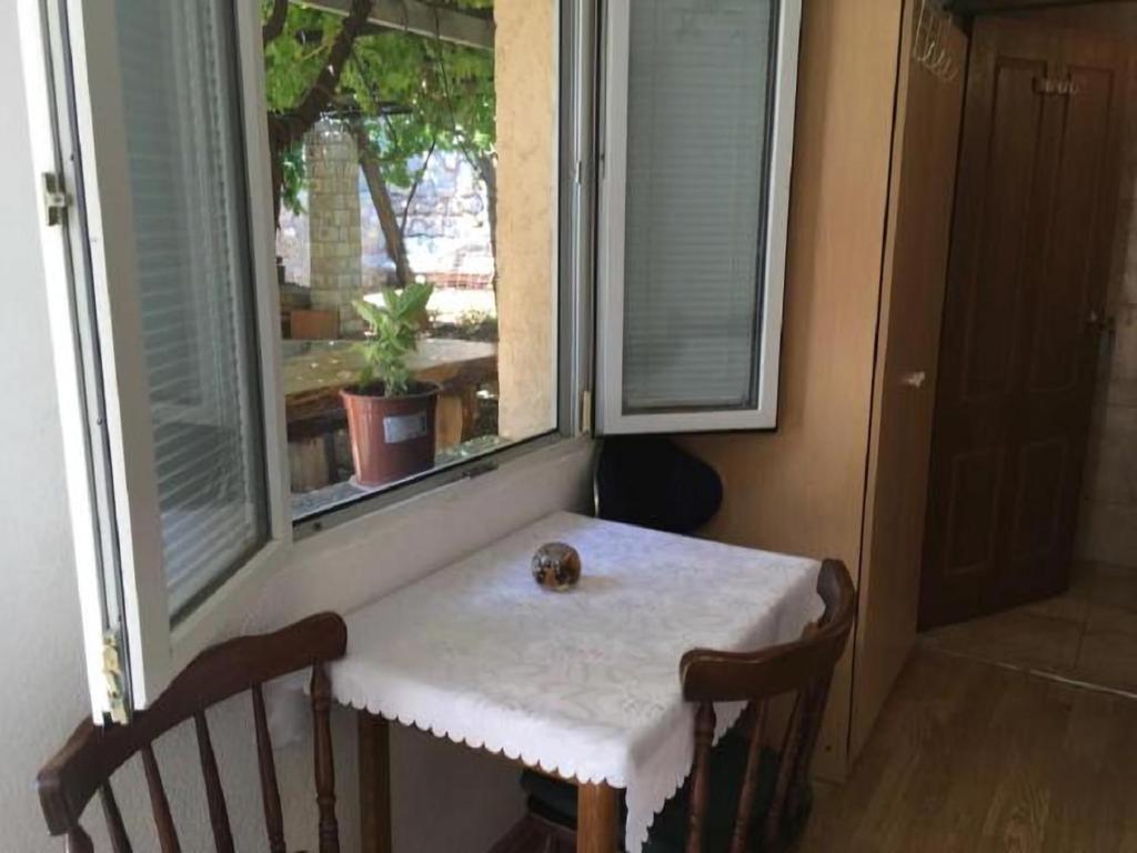 Balkón nebo terasa v ubytování Apartman Nadia