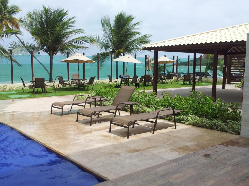  Tabatinga Residence AP Beira Mar com vista deslumbrante da praia