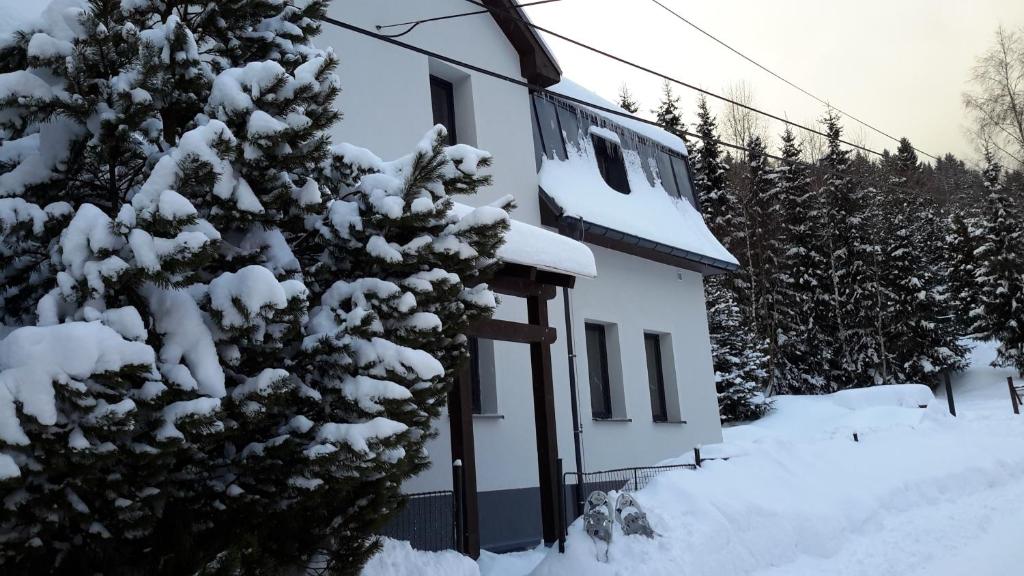 B&B À la montagne v zimě