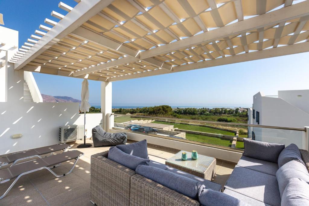 Posezení v ubytování Triton Sea View Villa