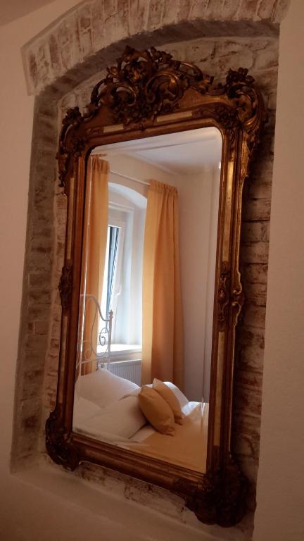 Postel nebo postele na pokoji v ubytování B&B À la montagne