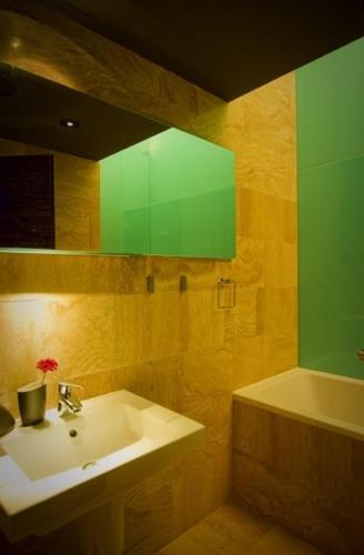 Koupelna v ubytování Ivana Hotel