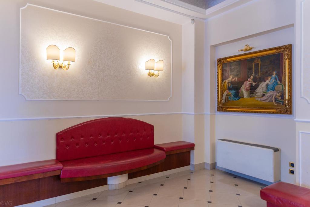 Posezení v ubytování Hotel Executive La Fiorita