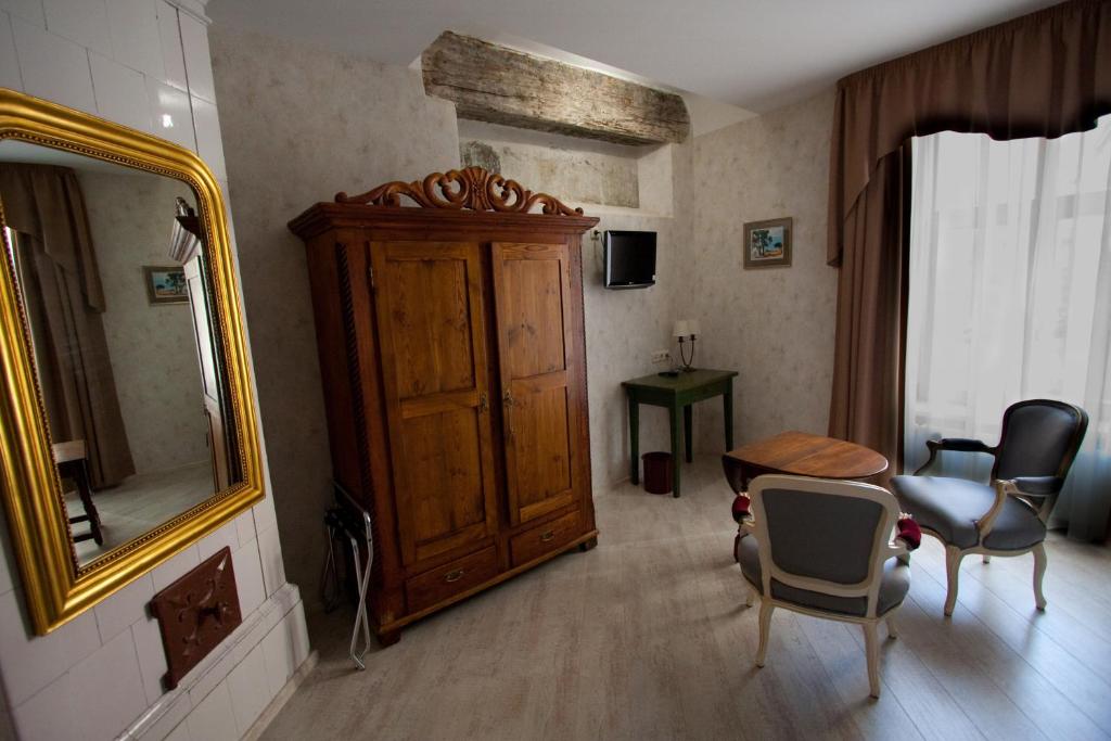 Posezení v ubytování Boutique Hotel Justus