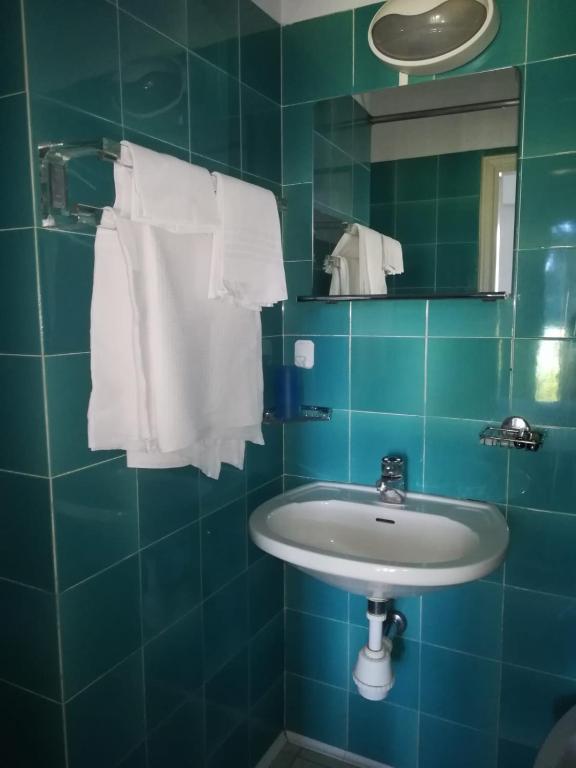 Koupelna v ubytování Hotel Tuscolano