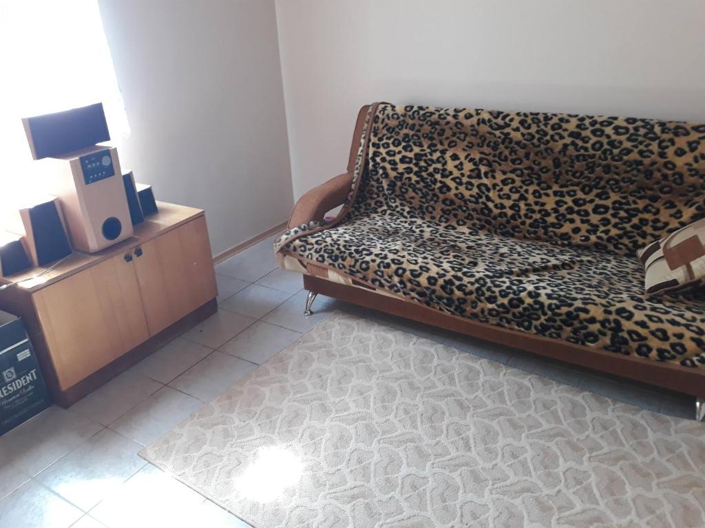 Postel nebo postele na pokoji v ubytování Котедж "Лісовий затишок"