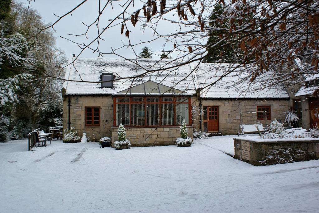 Smiddy Lodge v zimě