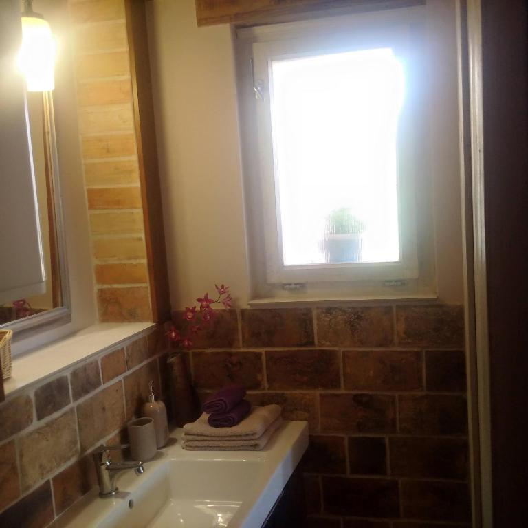 Kúpeľňa v ubytovaní Bástya apartman