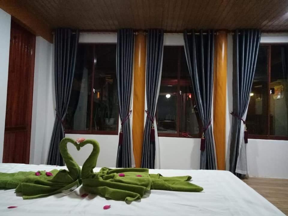 Postel nebo postele na pokoji v ubytování Phong Nha Rice Field Homestay