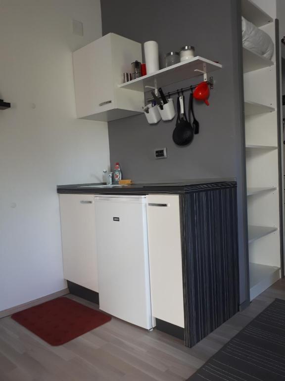 Kuchyňa alebo kuchynka v ubytovaní Studio Apartman Splash