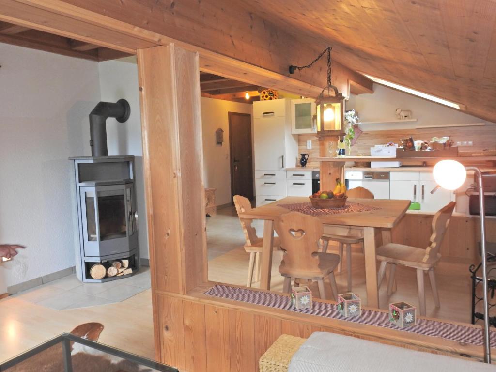 Kuchyň nebo kuchyňský kout v ubytování Bauernhof Hintenberg