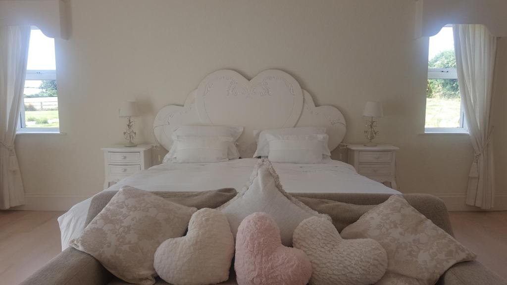 Postel nebo postele na pokoji v ubytování Deeside Manor