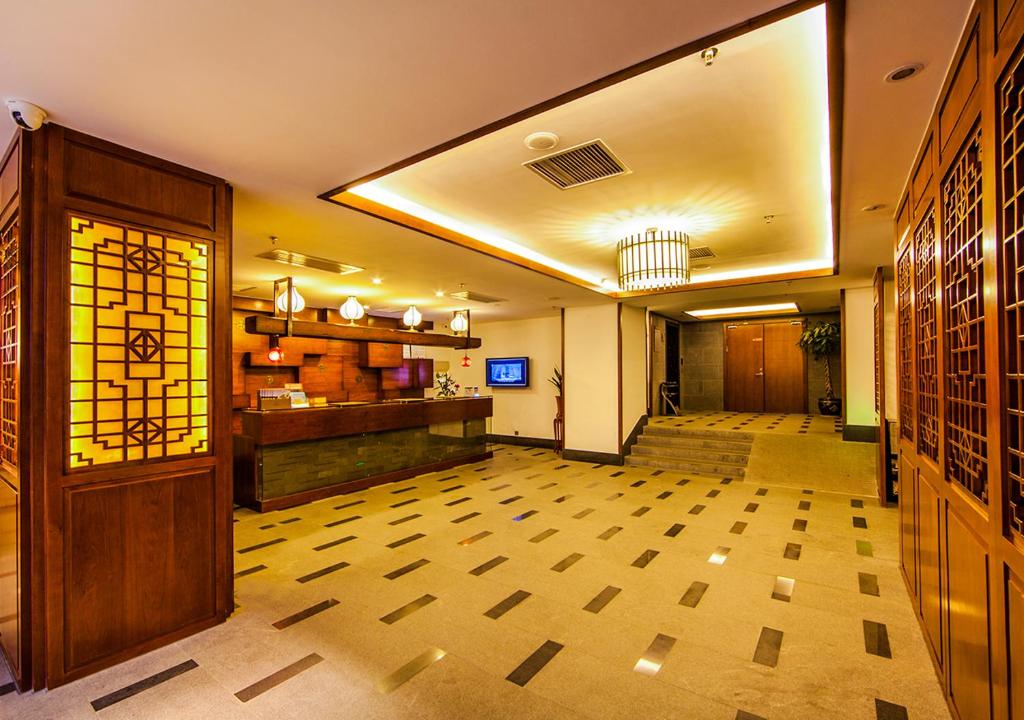 TV a/nebo společenská místnost v ubytování Fliport Garden Hotel Wuyishan