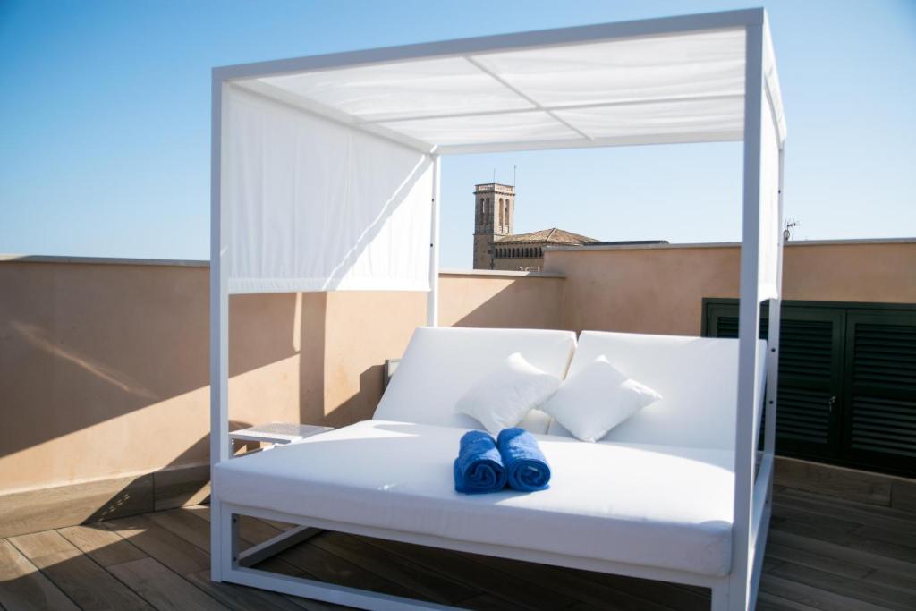 Balkón alebo terasa v ubytovaní Boutique Hotel Petit Sant Miquel
