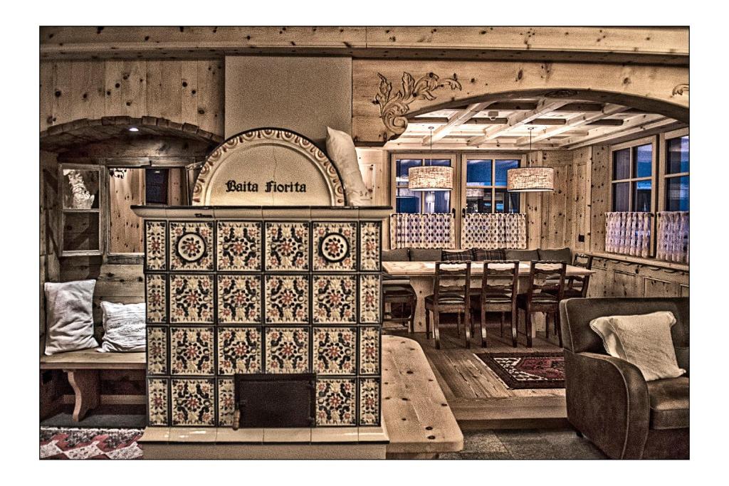Posezení v ubytování Hotel Baita Fiorita