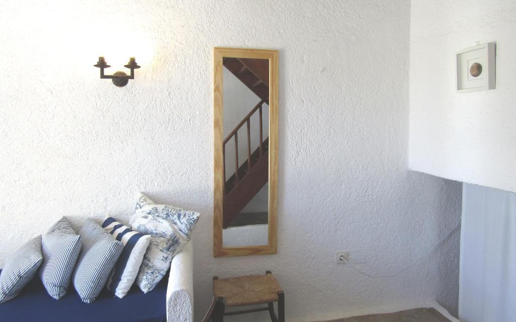 Postel nebo postele na pokoji v ubytování Elounda Island Villas